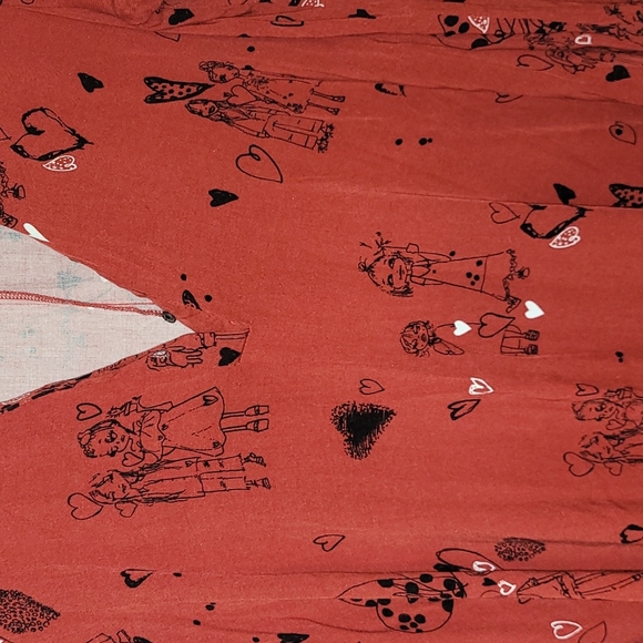 Gorgeous 😍 Red Sweet Patterned Dress - Picture 8 of 15